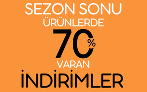 KAMPANYA   SEZON SONU %70 İNDİRİM