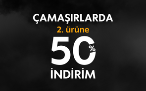 KAMPANYA - ÇAMAŞIRDA %50